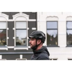 ABUS Casque De Vélo "Hyban 2.0 LED" Noir -Velo Composant Magasin abus casque de velo hyban 20 led noir 4