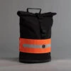 BTWIN BANDEAU DE VISIBILITE DE SAC JOUR NUIT ORANGE FLUO