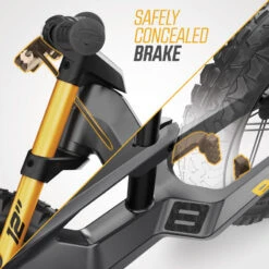 BERG Biky Cross Gris 12 Inch Vélo Enfant Draisienne Avec Frein à Mains -Velo Composant Magasin berg biky cross gris 12 inch velo enfant draisienne avec frein a mains 2