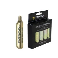 Topeak Cartouches Co2 Avec Filetage - Convient Pour Co2-Bra