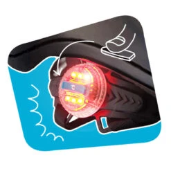 Crazy Safety Casque De Vélo Intégral Pour Enfants | Noir | Lumière Arrière | Certifié EN1078 -Velo Composant Magasin casque de velo integral pour enfants noir lumiere arriere certifie en1078 3