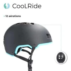 Casque Vélo Adulte 54-58 Cm Multisport Noir/Bleu -Velo Composant Magasin casque velo adulte 54 58 cm multisport noirbleu 4