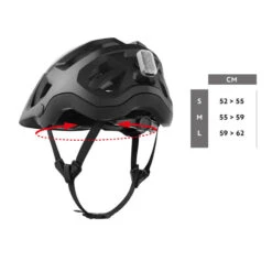 Rockrider CASQUE VÉLO VTT EXPL 500 NOIR -Velo Composant Magasin casque velo vtt expl 500 noir 5