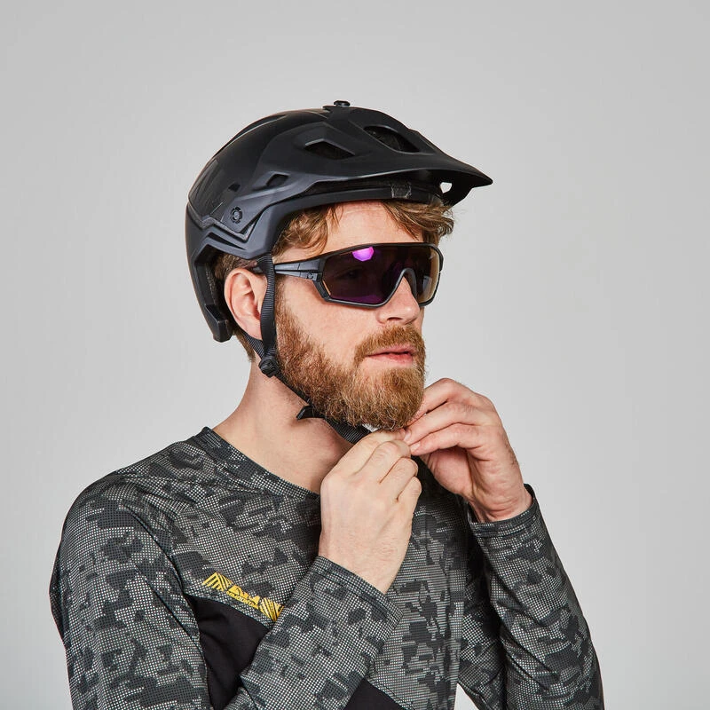 Casque VTT All Mountain Noir Rockrider Casque VTT All Mountain Noir -Velo Composant Magasin casque vtt all mountain noir 5