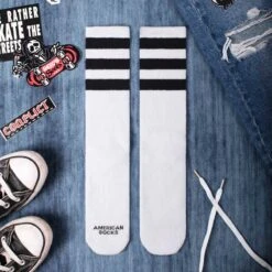 Chaussettes American Socks Old School II - Mid High -Velo Composant Magasin chaussettes american socks old school ii mid high 6