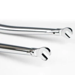 Fourche De Piste à Couronne Plate, Filetage 1 Pouce - Chrome -Velo Composant Magasin fourche de piste a couronne plate filetage 1 pouce chrome 2