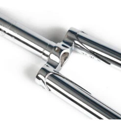 Fourche De Piste à Couronne Plate, Filetage 1 Pouce - Chrome -Velo Composant Magasin fourche de piste a couronne plate filetage 1 pouce chrome 3
