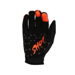 Gants Shot Bmx Rogue Cup Enfant Noir/Orange -Velo Composant Magasin gants shot bmx rogue cup enfant noirorange 2