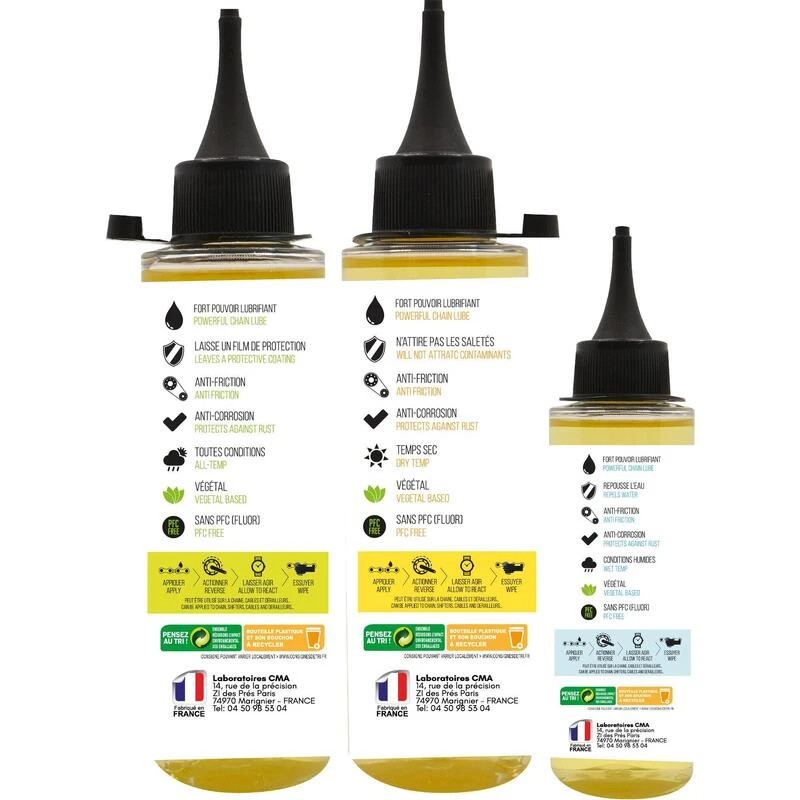 Huile Velo –Tous temps (125 ML) + Temps Sec (125 ML) + Temps Humide (50 ML) Huile Velo –Tous Temps (125 ML) + Temps Sec (125 ML) + Temps Humide (50 ML) -Velo Composant Magasin huile velo tous temps 125 ml temps sec 125 ml temps humide 50 ml 2