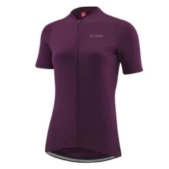 Loeffler Maillot Cyclisme Manches Courtes W Bike Jersey FZ Clear Hotbond® - Violet