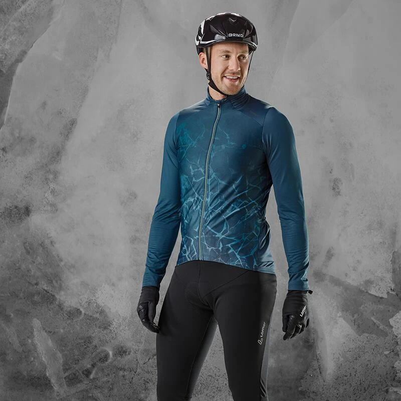 Maillot Cyclisme Manches Longues M Bike L/S Jersey Crush Hotbond® RF - Bleu Loeffler Maillot Cyclisme Manches Longues M Bike L/S Jersey Crush Hotbond® RF - Bleu -Velo Composant Magasin maillot cyclisme manches longues m bike ls jersey crush hotbond rf bleu 1