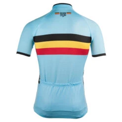 Bioracer Maillot Cycliste - Bleu - Unisexe - Officiel Equipe Belgique -Velo Composant Magasin maillot cycliste bleu unisexe officiel equipe belgique 2