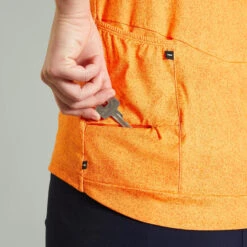 Rockrider MAILLOT MANCHES COURTES VELO VTT EXPL 500 FEMME ORANGE -Velo Composant Magasin maillot manches courtes velo vtt expl 500 femme orange 6