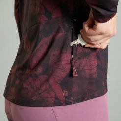 Rockrider MAILLOT MANCHES LONGUES VELO VTT EXPL 500 FEMME NOIR BORDEAUX -Velo Composant Magasin maillot manches longues velo vtt expl 500 femme noir bordeaux 7