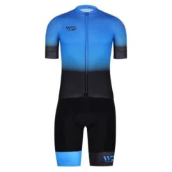 Maillot Vélo PERFORMANCE Noir/bleu 2 Maillot Vélo PERFORMANCE Noir/bleu -Velo Composant Magasin maillot velo performance noirbleu 2
