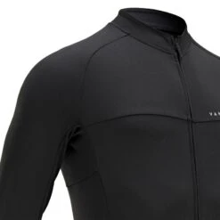 MAILLOT VELO ROUTE MANCHES LONGUES MI-SAISON HOMME - RC100 NOIR -Velo Composant Magasin maillot velo route manches longues mi saison homme rc100 noir 3