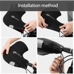 ROCKBROS Manchons Vélo De Guidon Thermique Polaire Gants De Guidon Hiver Impeméable -Velo Composant Magasin manchons velo de guidon thermique polaire gants de guidon hiver impemeable 4