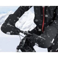 ROCKBROS Manchons Vélo De Guidon Thermique Polaire Gants De Guidon Hiver Impeméable -Velo Composant Magasin manchons velo de guidon thermique polaire gants de guidon hiver impemeable 5