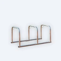 Mottez Support Vélos En Ligne 3 Arceaux Pour Ranger 6 Vélos