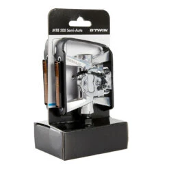 Rockrider PÉDALES VTT SEMI AUTOMATIQUES 500 ALU NOIRES -Velo Composant Magasin pedales vtt semi automatiques 500 alu noires 3