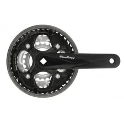 SUNRACE Pédalier Fcm500 42-34-24T / 170Mm - Axe Carré (Noir) -Velo Composant Magasin pedalier fcm500 42 34 24t 170mm axe carre noir 2