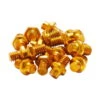 Reverse Pins De Rechange Pour Pédales De Plateforme 16 Pièces Alloy - M4 - Gold