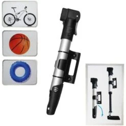 Pompe à Vélo Benson Blanc - Mini - Toutes Valves -Velo Composant Magasin pompe a velo benson blanc mini toutes valves 3