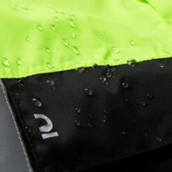 BTWIN PONCHO PLUIE VISIBILITE JOUR NUIT 560 NOIR JAUNE FLUO -Velo Composant Magasin poncho pluie visibilite jour nuit 560 noir jaune fluo 7