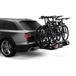 Porte-vélo Sur Boule D’attelage Thule VeloSpace XT 3(4) Bikes Aluminium -Velo Composant Magasin porte velo sur boule dattelage thule velospace xt 34 bikes aluminium 3