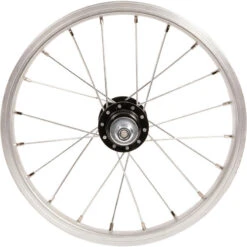 BTWIN Roue Vélo Enfant 14 Pouces Arrière Roue Libre Frein Tambour/vrake Argent
