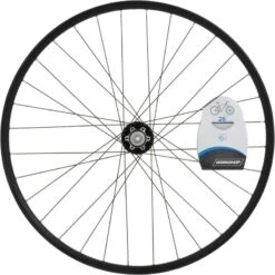 Rockrider ROUE VTT AVANT 26" DOUBLE PAROI FREINAGE DISQUE AXE CREUX ET ATTACHE RAPIDE -Velo Composant Magasin roue vtt avant 26 double paroi freinage disque axe creux et attache rapide 2