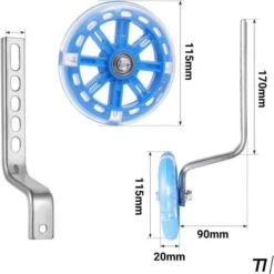Roues D'entraînement Pour Vélo Pour Enfants De 12 à 20 Pouces - Noir -Velo Composant Magasin roues dentrainement pour velo pour enfants de 12 a 20 pouces noir 3