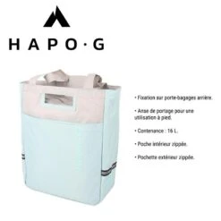 Sac Isotherme Porte Bagage 16L Bleu/Gris - Vélo électrique, VTT, VTC - HAPO-G 5 Sac Isotherme Porte Bagage 16L Bleu/Gris - Vélo électrique, VTT, VTC - HAPO-G -Velo Composant Magasin sac isotherme porte bagage 16l bleugris velo electrique vtt vtc hapo g 5