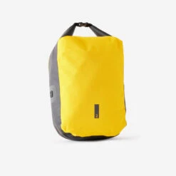 SACOCHE VELO SUR PORTE-BAGAGES 500 20L IMPERMEABLE JAUNE