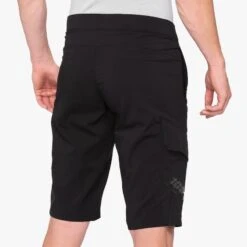 100% Short Ridecamp - Noir -Velo Composant Magasin short ridecamp noir 2