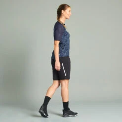 Rockrider SHORT VELO VTT EXPL 700 FEMME NOIR 2 Rockrider SHORT VELO VTT EXPL 700 FEMME NOIR -Velo Composant Magasin short velo vtt expl 700 femme noir 2