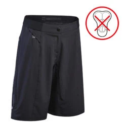 Rockrider SHORT VELO VTT EXPL 700 FEMME NOIR 6 Rockrider SHORT VELO VTT EXPL 700 FEMME NOIR -Velo Composant Magasin short velo vtt expl 700 femme noir 6