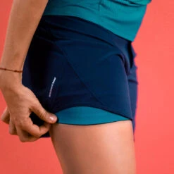 Rockrider SHORT VTT ST 500 FEMME BLEU -Velo Composant Magasin short vtt st 500 femme bleu 3