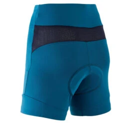 Rockrider SHORT VTT ST 500 FEMME BLEU -Velo Composant Magasin short vtt st 500 femme bleu 7