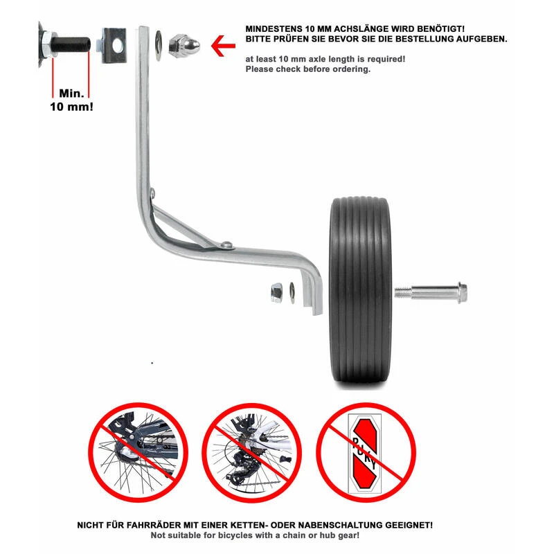 Stabilisateurs pour vélo enfant universel pour 12 14 16 18 pouces -extra larges Stabilisateurs Pour Vélo Enfant Universel Pour 12 14 16 18 Pouces -extra Larges -Velo Composant Magasin stabilisateurs pour velo enfant universel pour 12 14 16 18 pouces extra larges 4