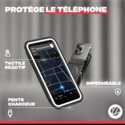 Shapeheart Support Porte Téléphone Pour Guidon De Vélo (Téléphone XL) -Velo Composant Magasin support porte telephone pour guidon de velo telephone xl 2
