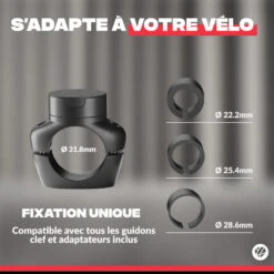 Shapeheart Support Porte Téléphone Pro Pour Guidon De Vélo (Téléphone M) -Velo Composant Magasin support porte telephone pro pour guidon de velo telephone m 3