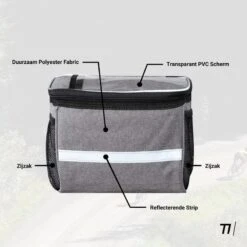 TIKKENS Sacoche De Guidon Vélo - Sacoche Amovible Avec Isolation - Imperméable -Velo Composant Magasin tikkens sacoche de guidon velo sacoche amovible avec isolation impermeable 4