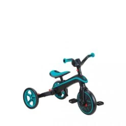 GLOBBER Tricycle EXPLORER 4-en-1 Évolutif & Pliable Bleu Canard -Velo Composant Magasin tricycle explorer 4 en 1 evolutif and pliable bleu canard 4