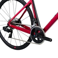Vélo De Route EDR CF SRAM Rival AXS Capteur De Puissance Rouge -Velo Composant Magasin velo de route edr cf sram rival axs capteur de puissance rouge 6