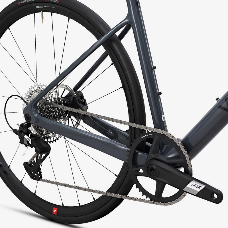 VELO DE ROUTE NCR CF FITNESS FLATBAR APEX 12S GRIS VELO DE ROUTE NCR CF FITNESS FLATBAR APEX 12S GRIS -Velo Composant Magasin velo de route ncr cf fitness flatbar apex 12s gris 4