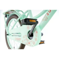 Vélo Enfant SuperSuper Cooper Bamboo - 18 Pouces - Vert Pistache -Velo Composant Magasin velo enfant supersuper cooper bamboo 18 pouces vert pistache 3