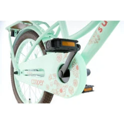 Vélo Enfant SuperSuper Cooper Bamboo - 18 Pouces - Vert Pistache -Velo Composant Magasin velo enfant supersuper cooper bamboo 18 pouces vert pistache 5
