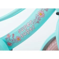 Vélo Enfant SuperSuper Lola - Filles - 14 Pouces - Menthe / Rose -Velo Composant Magasin velo enfant supersuper lola filles 14 pouces menthe rose 3