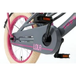 Vélo Enfant SuperSuper Lola - Filles - 16 Pouces - Gris / Rose -Velo Composant Magasin velo enfant supersuper lola filles 16 pouces gris rose 3